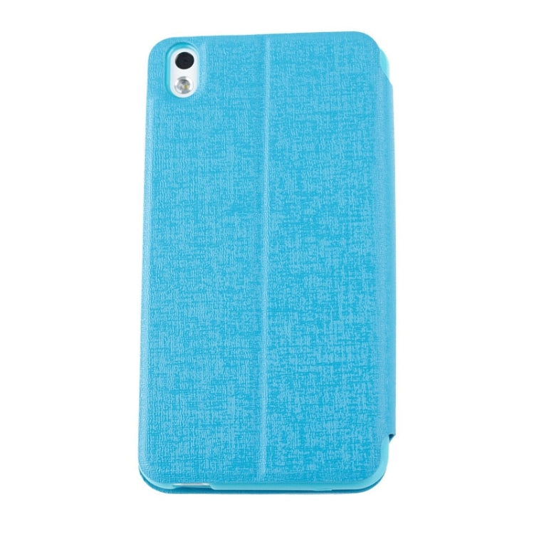 Oracle Texture Horizontal Flip Leather Case with Call Display ID & Holder for HTC Desire 816 / 800