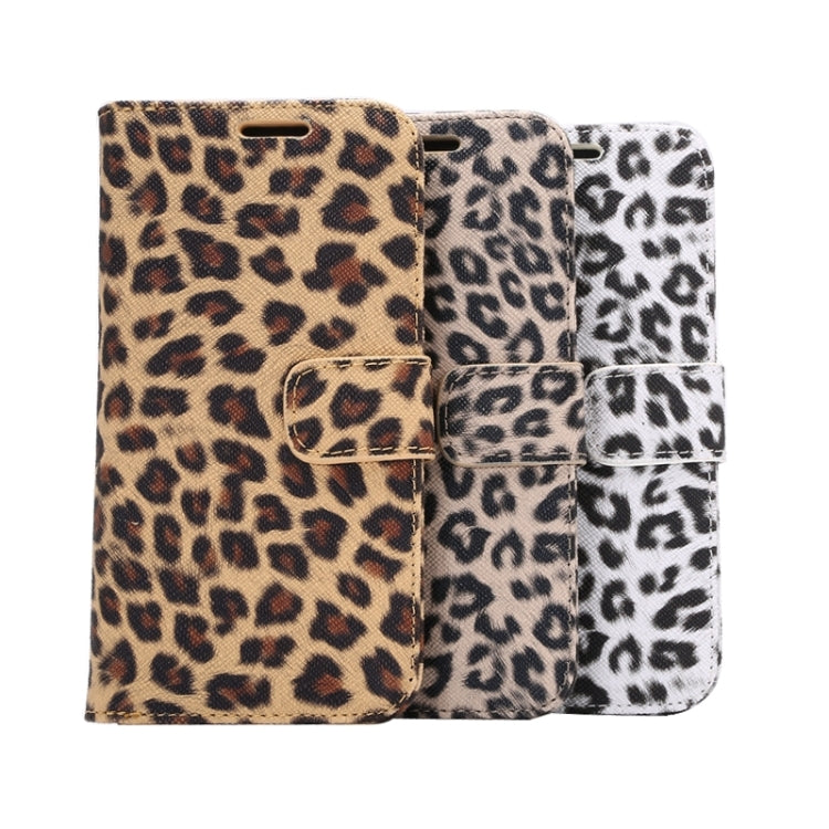 Leopard Texture Leather Case with Holder & Card Slots & Wallet for HTC M9(Yellow)