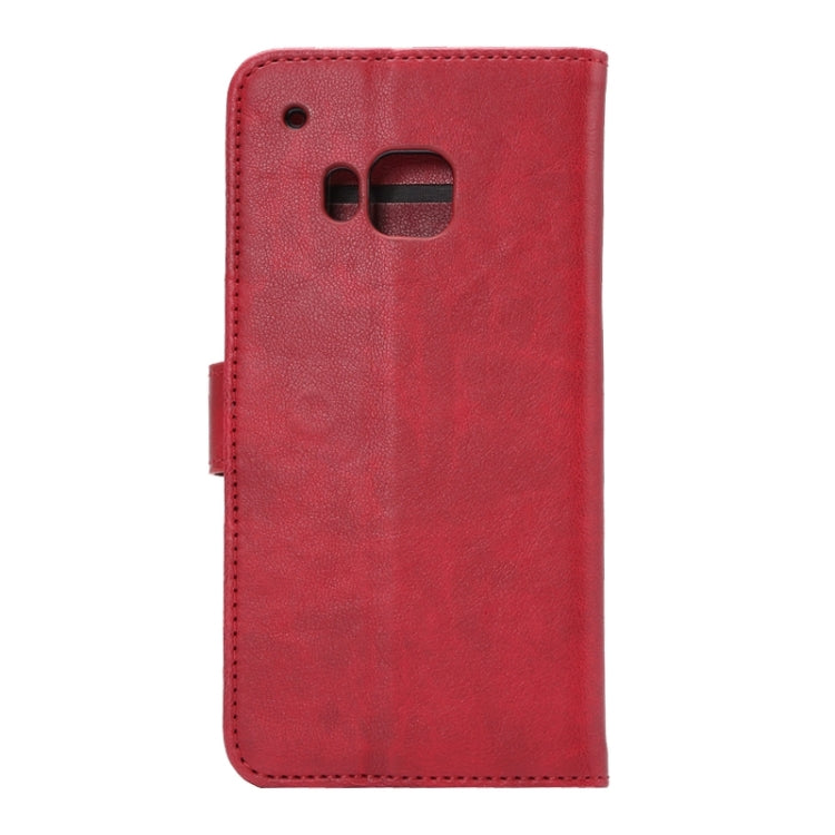 Crazy Horse Texture Leather Case with Holder & Card Slots & Wallet for HTC M9