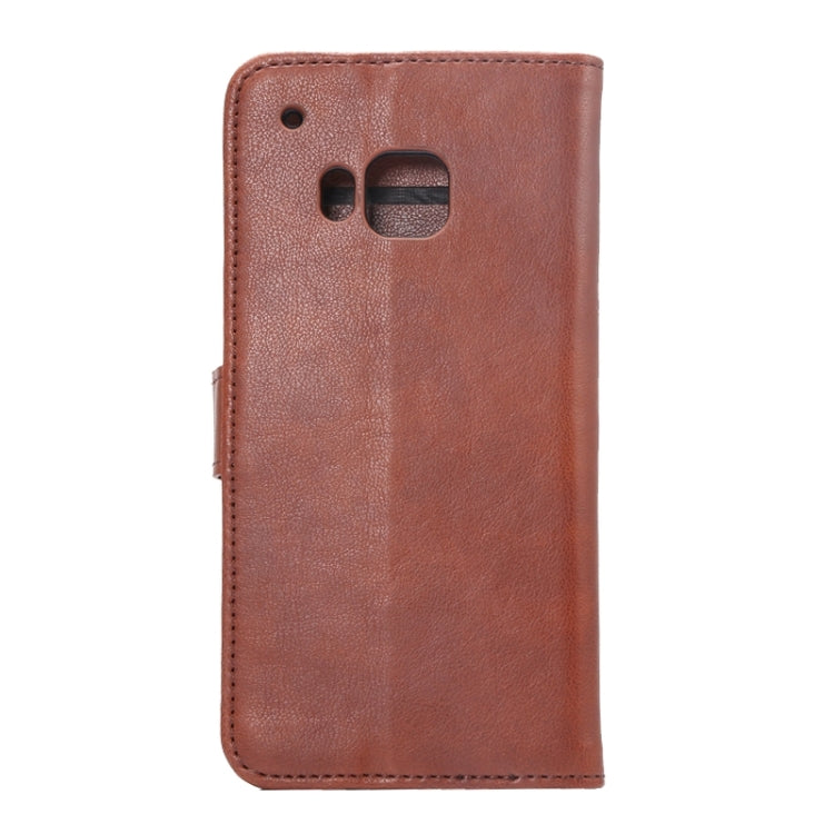 Crazy Horse Texture Leather Case with Holder & Card Slots & Wallet for HTC M9