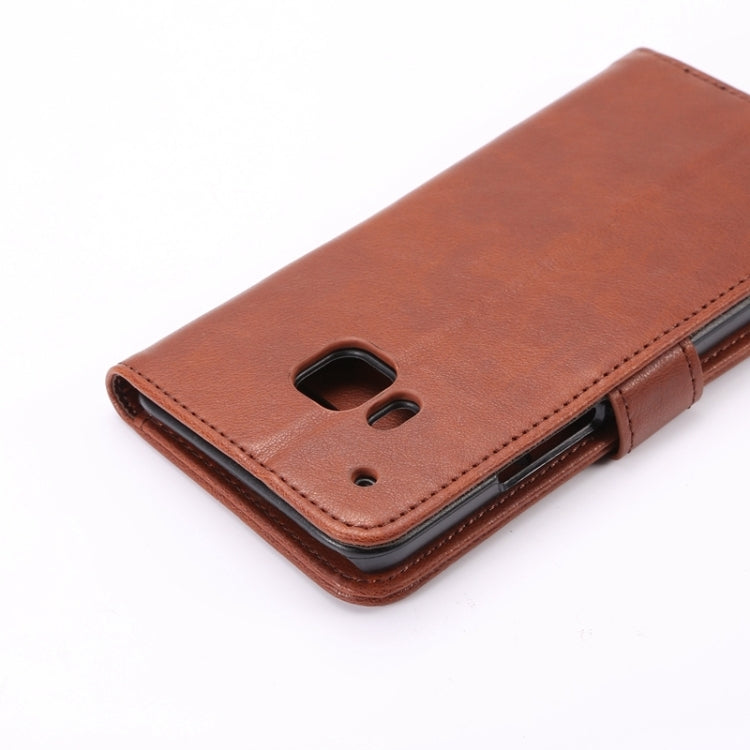 Crazy Horse Texture Leather Case with Holder & Card Slots & Wallet for HTC M9