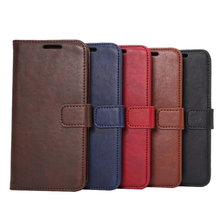 Crazy Horse Texture Leather Case with Holder & Card Slots & Wallet for HTC M9