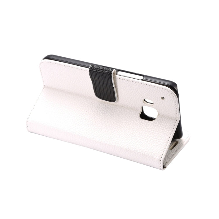 Litchi Texture Leather Case with Holder & Card Slots & Wallet for HTC M9