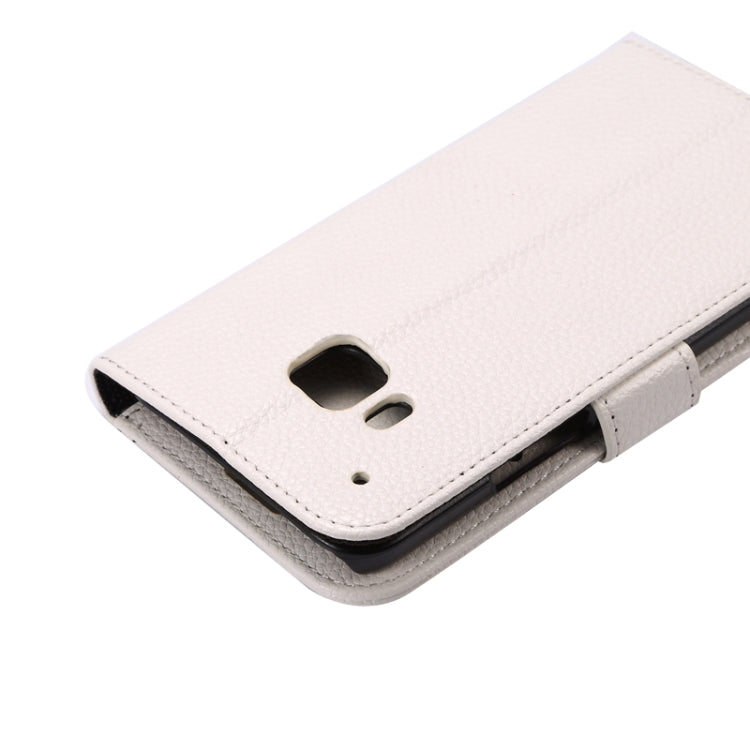 Litchi Texture Leather Case with Holder & Card Slots & Wallet for HTC M9