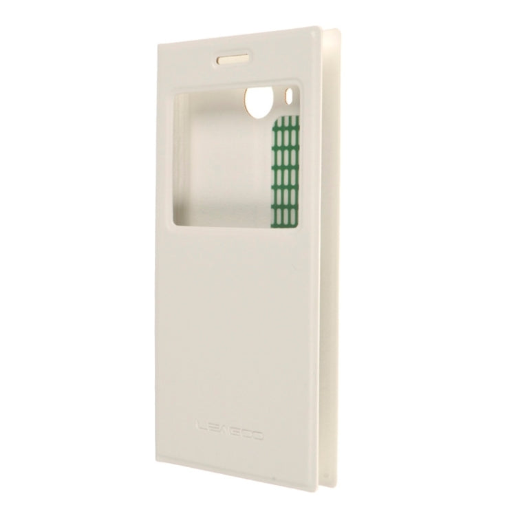 Litchi Texture Leather Case with Caller ID Display for Leagoo Lead 5