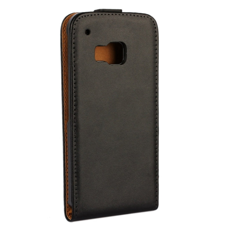 Vertical Flip Genuine Split Leather Case for HTC One M9