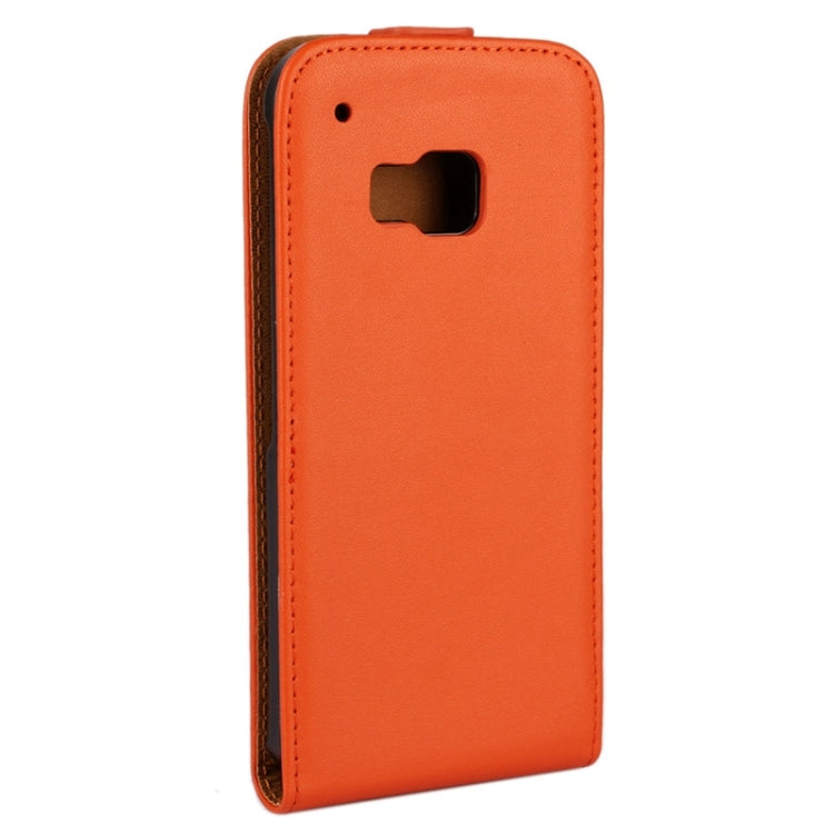 Vertical Flip Genuine Split Leather Case for HTC One M9