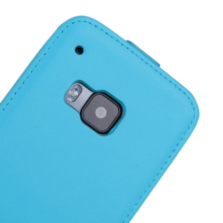 Vertical Flip Genuine Split Leather Case for HTC One M9