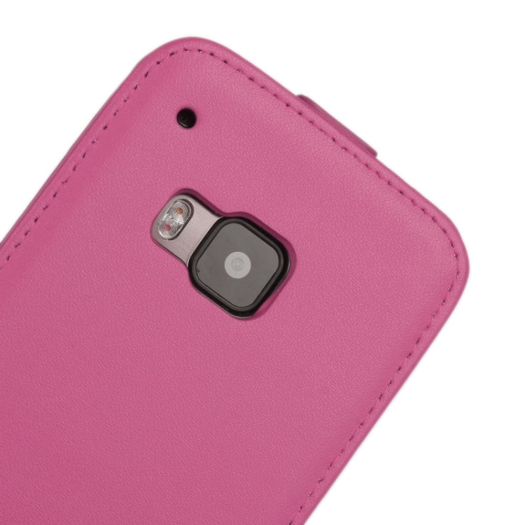 Vertical Flip Genuine Split Leather Case for HTC One M9