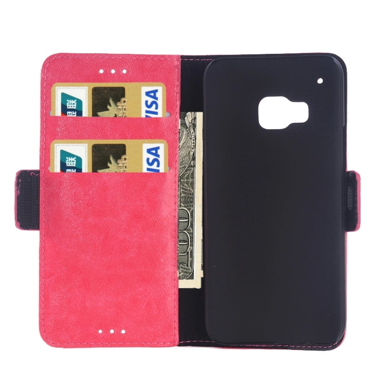 Oil Skin Texture Leather Case with Holder & Card Slots & Wallet for HTC One M9