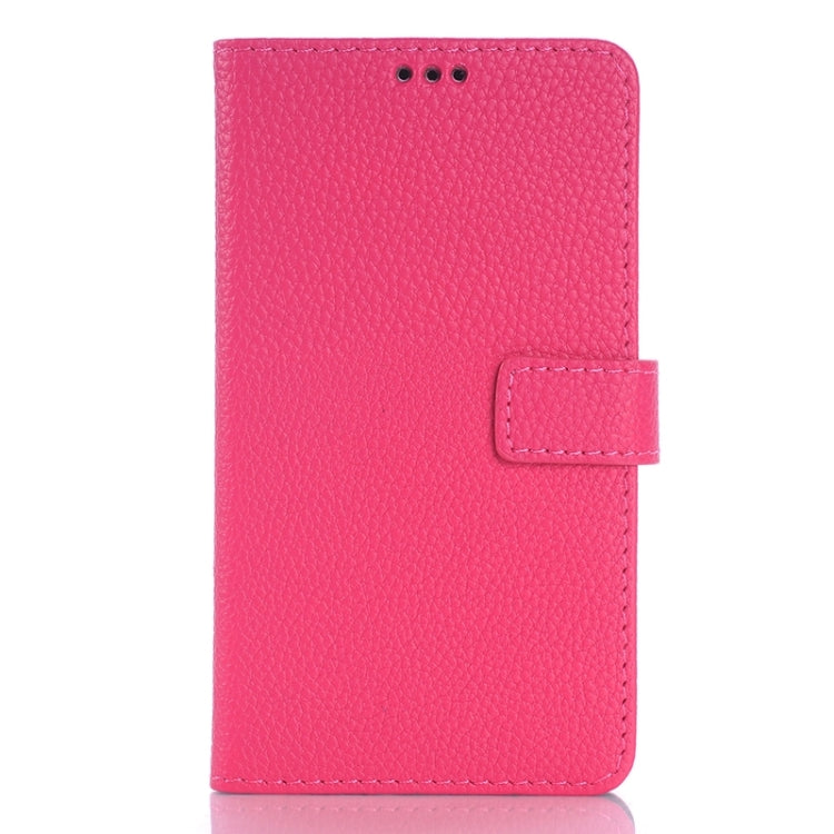 Litchi Texture Leather Case with Holder & Card Slots & Wallet for Sony Xperia E4