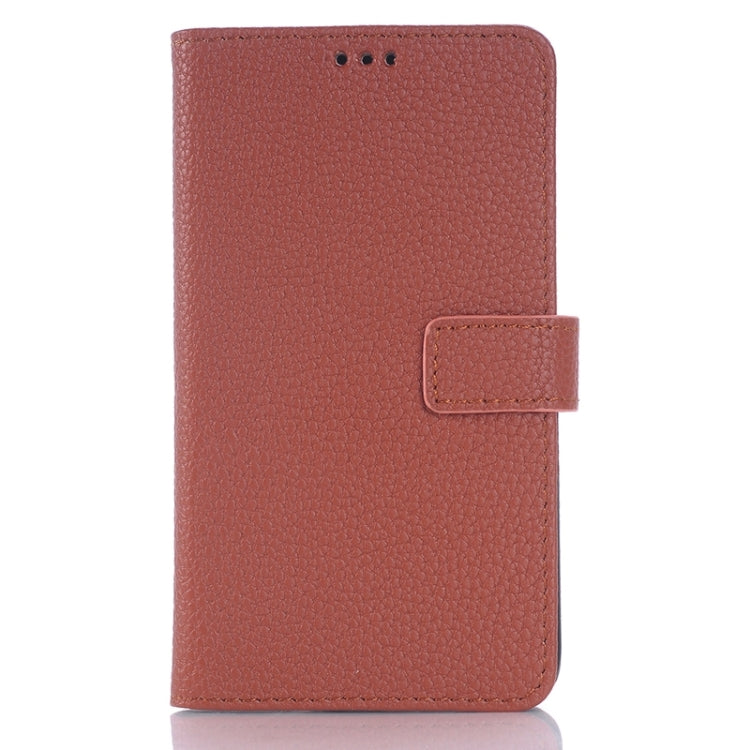 Litchi Texture Leather Case with Holder & Card Slots & Wallet for Sony Xperia E4