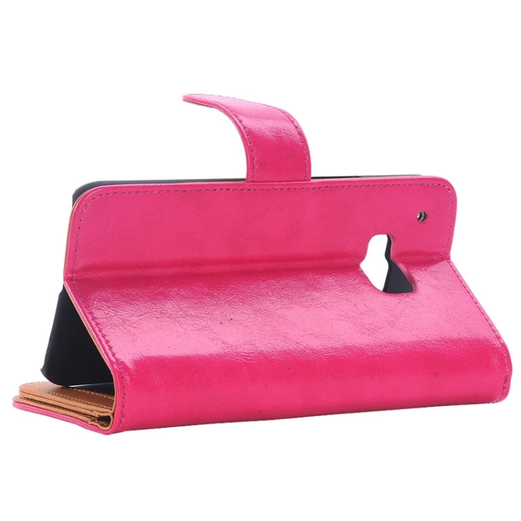 Horizontal Flip Magnetic Buckle Leather Case with Holder & Card Slots & Wallet for HTC One M9