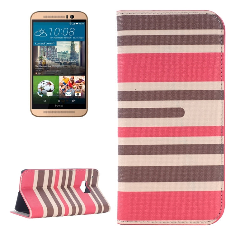 Color Matching Texture Leather Case for HTC One M9