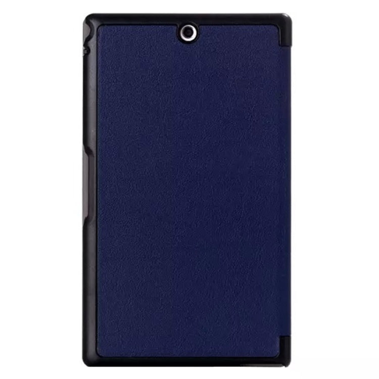 Karst Texture Leather Case with Holder & Sleep Function for Sony Xperia Tablet Z3 Compact