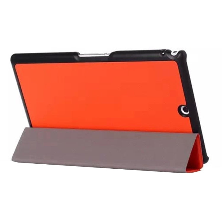 Karst Texture Leather Case with Holder & Sleep Function for Sony Xperia Tablet Z3 Compact