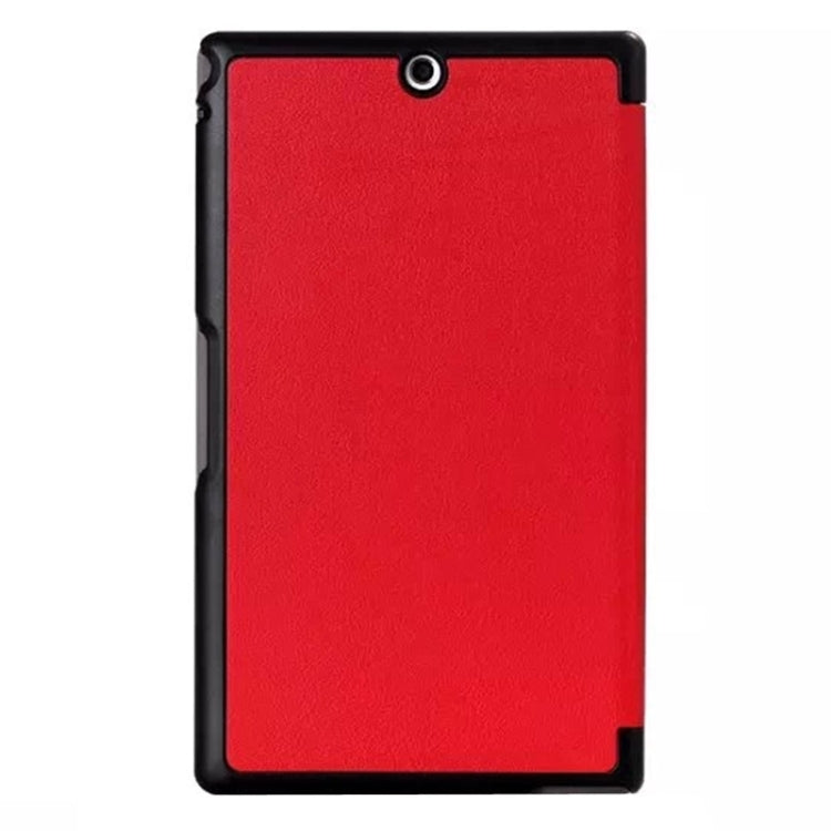 Karst Texture Leather Case with Holder & Sleep Function for Sony Xperia Tablet Z3 Compact