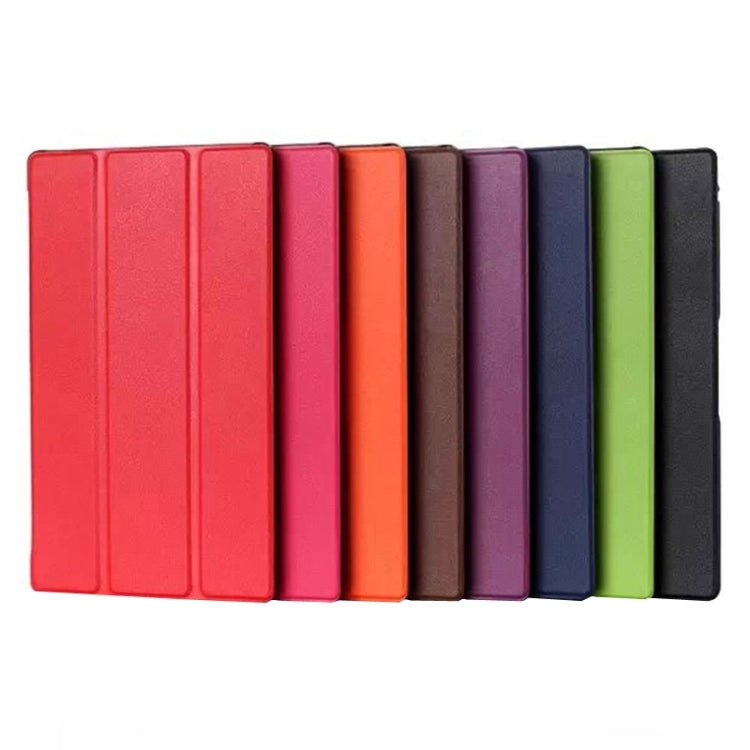 Karst Texture Leather Case with Holder & Sleep Function for Sony Xperia Tablet Z3 Compact