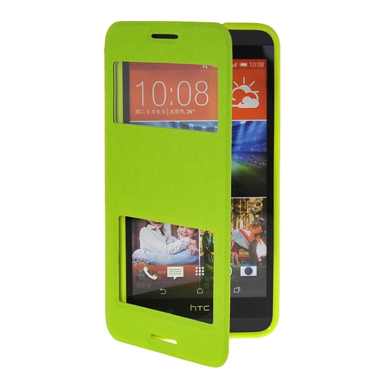 Horizontal Flip Leather Case with Call Display ID & Holder for HTC Desire 820 / 820s