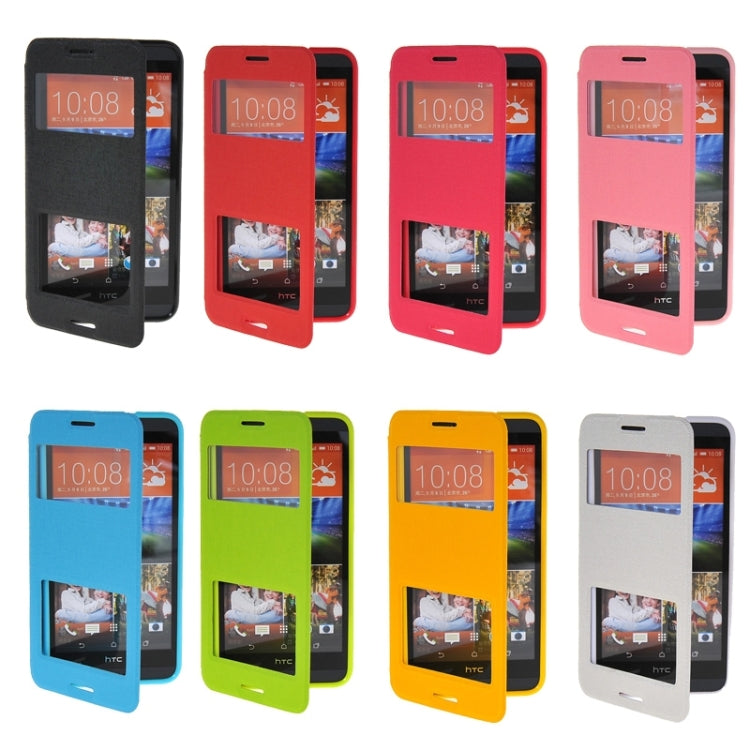 Horizontal Flip Leather Case with Call Display ID & Holder for HTC Desire 820 / 820s