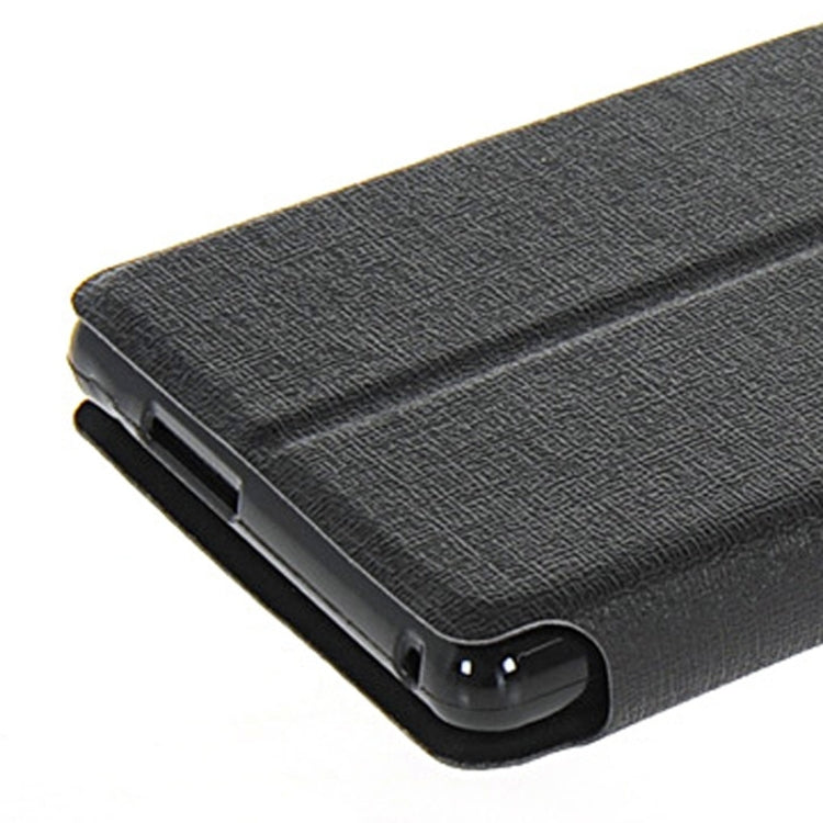 Oracle Texture Flip Leather Case with Holder & Caller ID Window for Sony Xperia M2