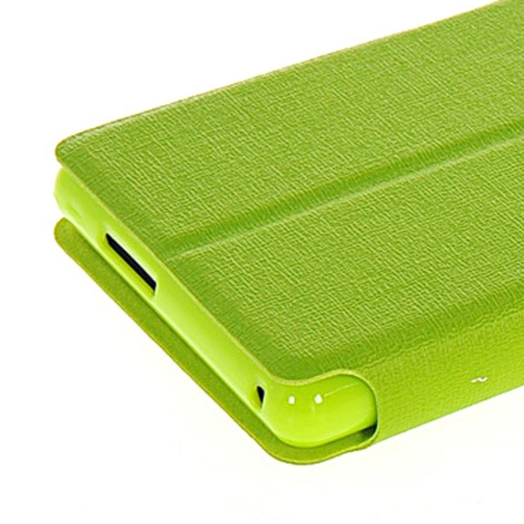 Oracle Texture Flip Leather Case with Holder & Caller ID Window for Sony Xperia M2