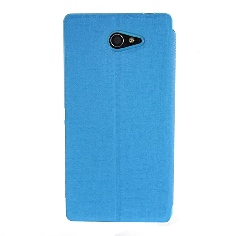 Oracle Texture Flip Leather Case with Holder & Caller ID Window for Sony Xperia M2