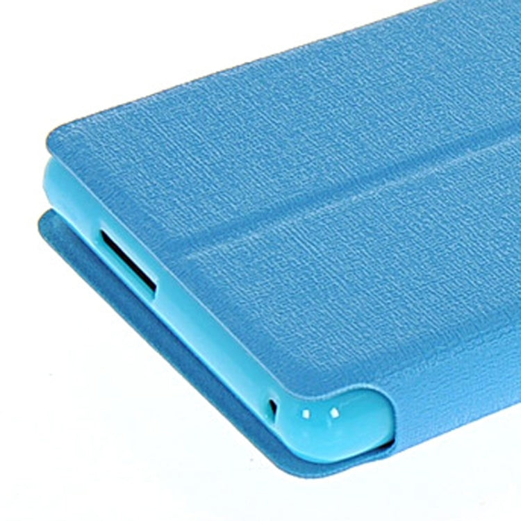 Oracle Texture Flip Leather Case with Holder & Caller ID Window for Sony Xperia M2