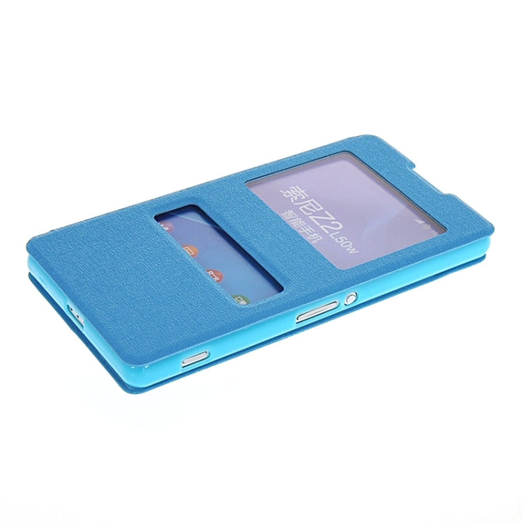 Oracle Texture Flip Leather Case with Holder & Caller ID Window for Sony Xperia Z2