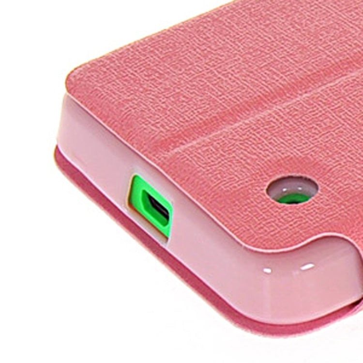 Horizontal Flip Leather Case with Call Display ID & Holder for Microsoft Lumia 630