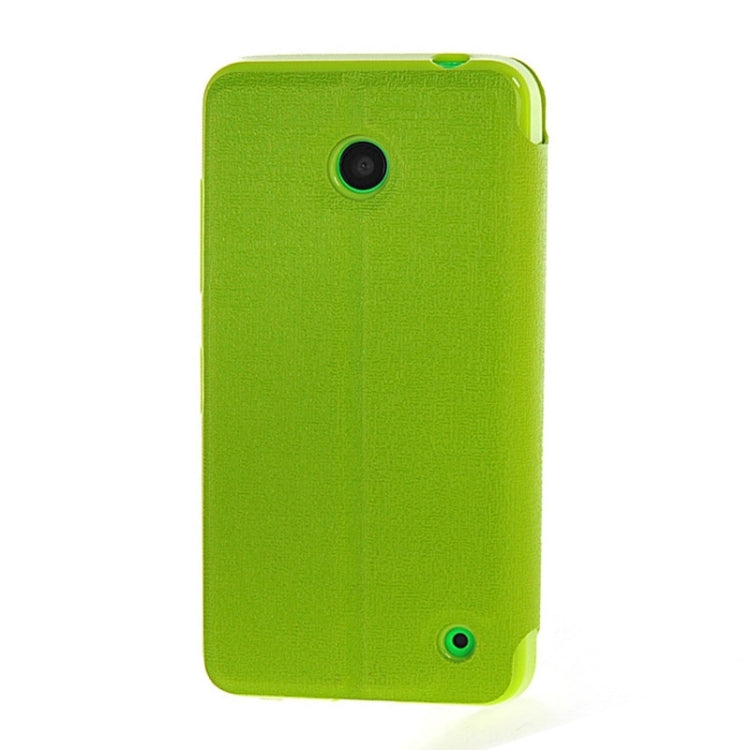 Horizontal Flip Leather Case with Call Display ID & Holder for Microsoft Lumia 630