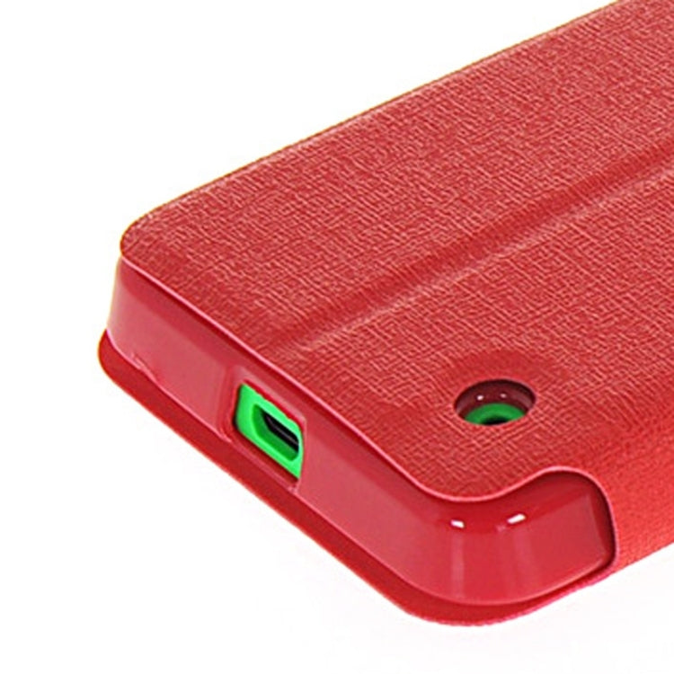 Horizontal Flip Leather Case with Call Display ID & Holder for Microsoft Lumia 630