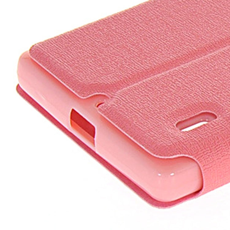 Horizontal Flip Leather Case with Call Display ID & Holder for Nokia Lumia 930