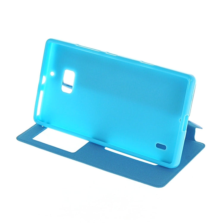 Horizontal Flip Leather Case with Call Display ID & Holder for Nokia Lumia 930