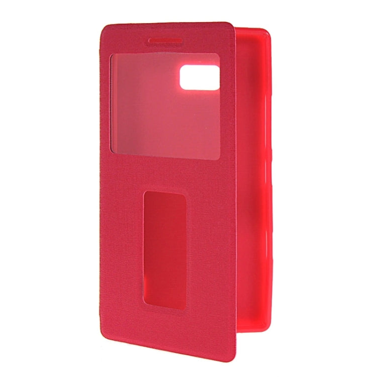 Horizontal Flip Leather Case with Call Display ID & Holder for Nokia Lumia 930