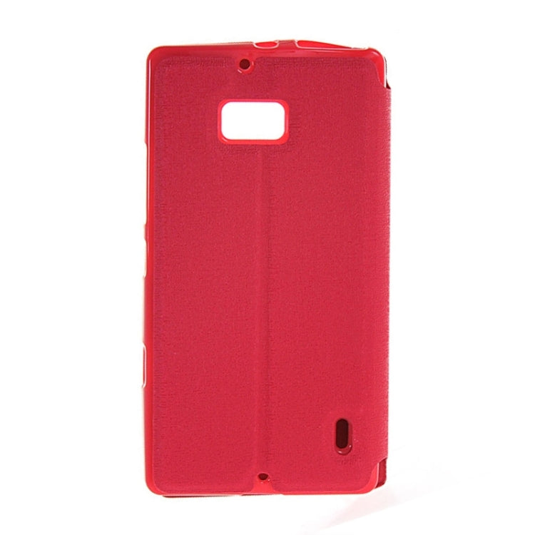 Horizontal Flip Leather Case with Call Display ID & Holder for Nokia Lumia 930