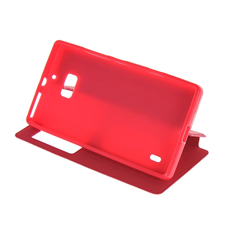 Horizontal Flip Leather Case with Call Display ID & Holder for Nokia Lumia 930