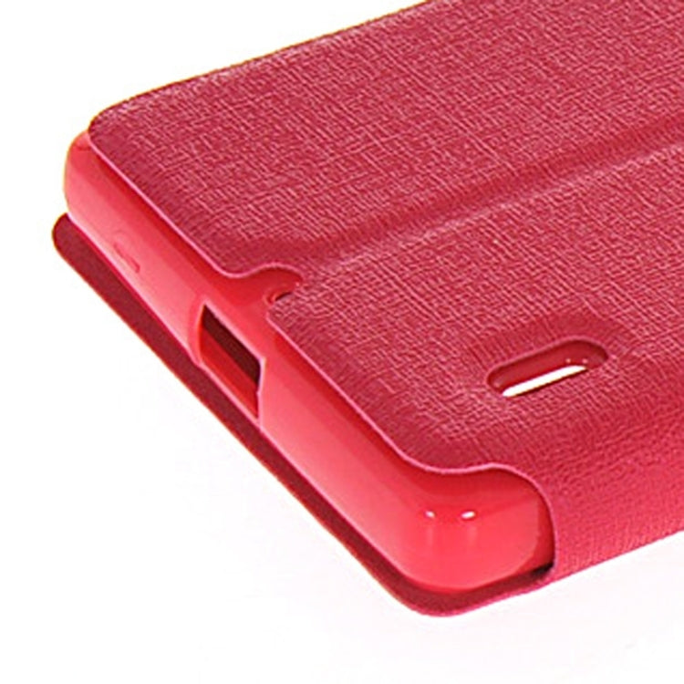 Horizontal Flip Leather Case with Call Display ID & Holder for Nokia Lumia 930