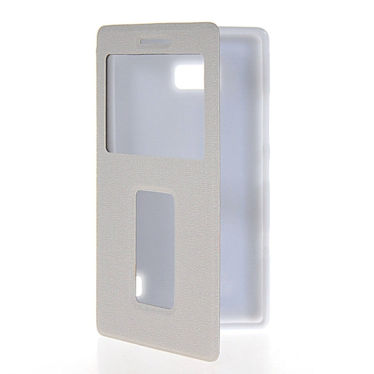 Horizontal Flip Leather Case with Call Display ID & Holder for Nokia Lumia 930