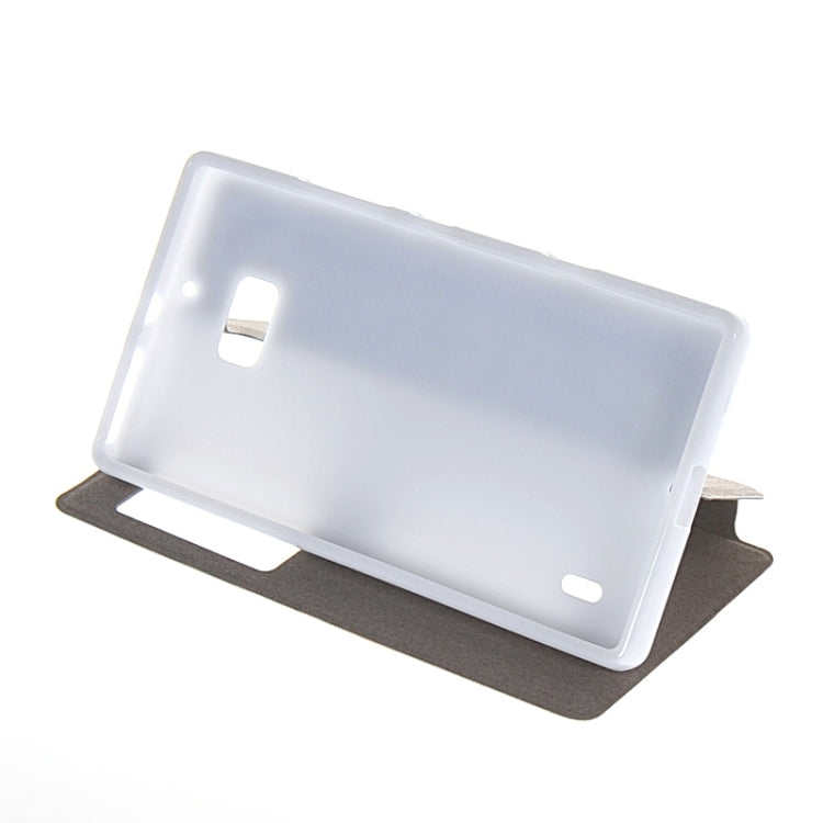 Horizontal Flip Leather Case with Call Display ID & Holder for Nokia Lumia 930