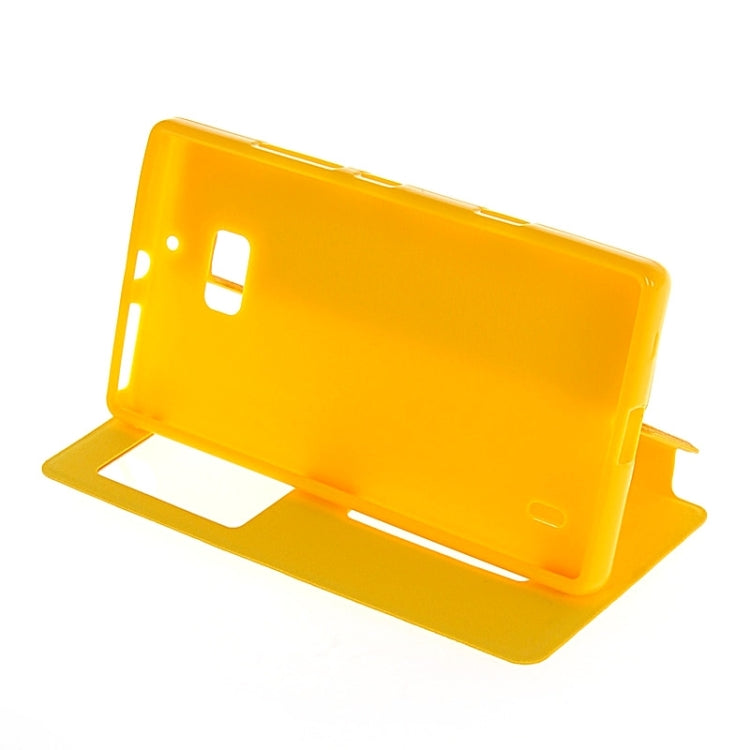 Horizontal Flip Leather Case with Call Display ID & Holder for Nokia Lumia 930