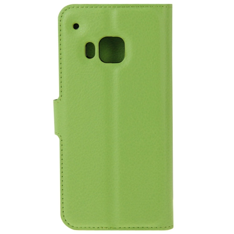 Litchi Texture Flip Leather Case with Holder & Card Slots & Wallet for HTC One M9