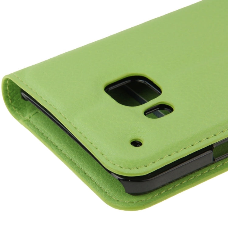 Litchi Texture Flip Leather Case with Holder & Card Slots & Wallet for HTC One M9