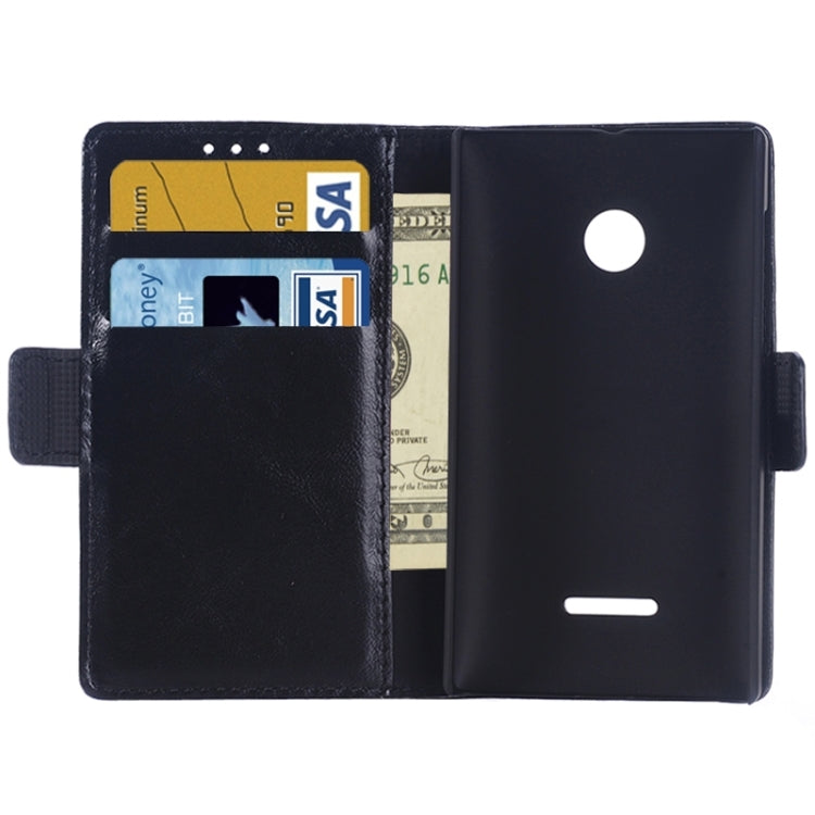 Retro Oil PU Leather Case with Card Slots & Wallet & Holder for Microsoft Lumia 532