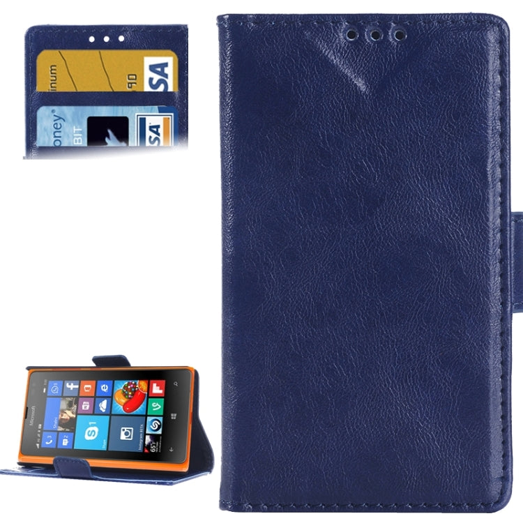 Retro Oil PU Leather Case with Card Slots & Wallet & Holder for Microsoft Lumia 532