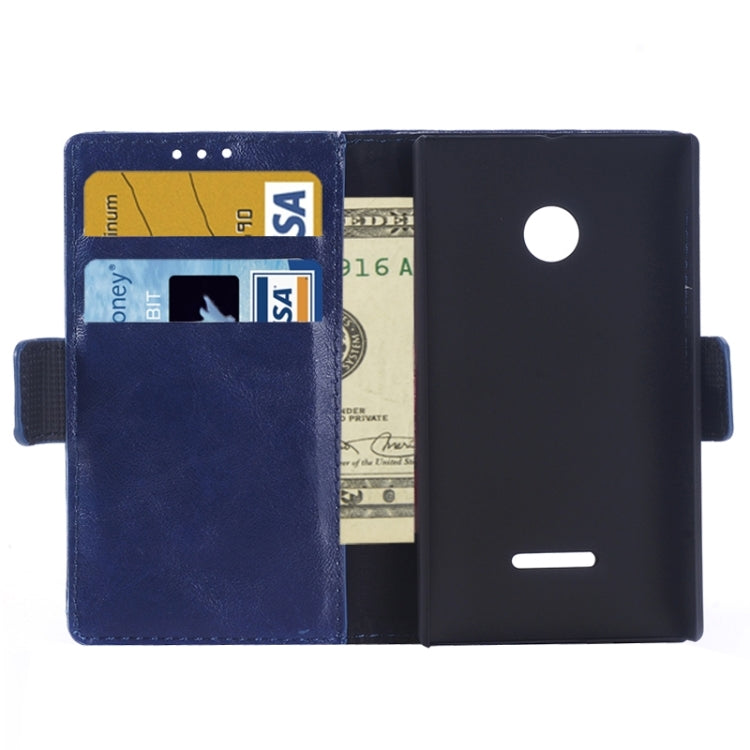 Retro Oil PU Leather Case with Card Slots & Wallet & Holder for Microsoft Lumia 532