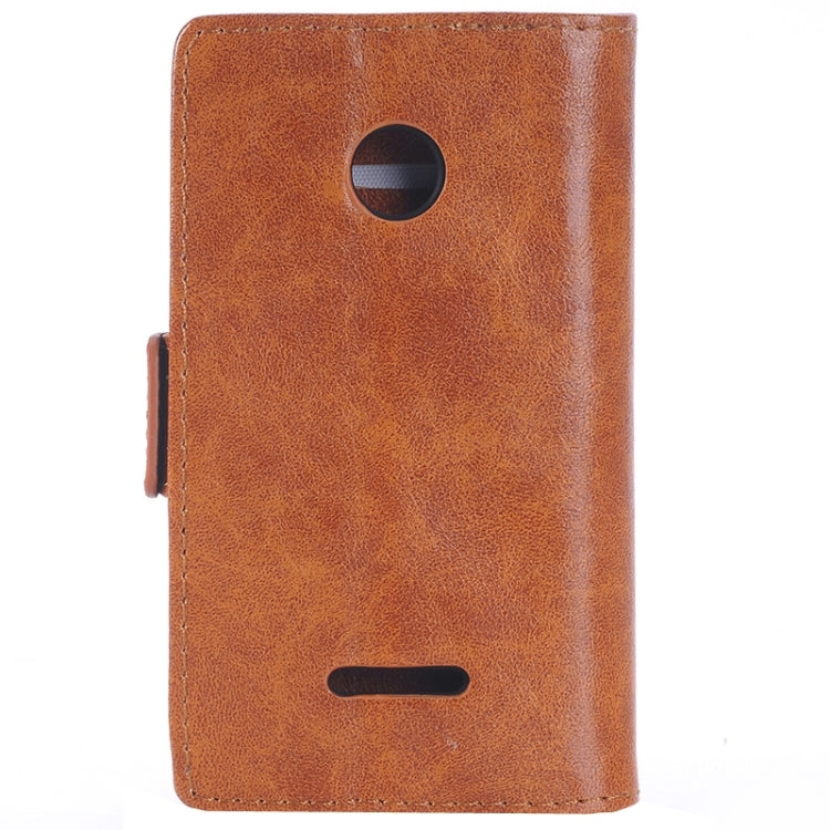 Retro Oil PU Leather Case with Card Slots & Wallet & Holder for Microsoft Lumia 532