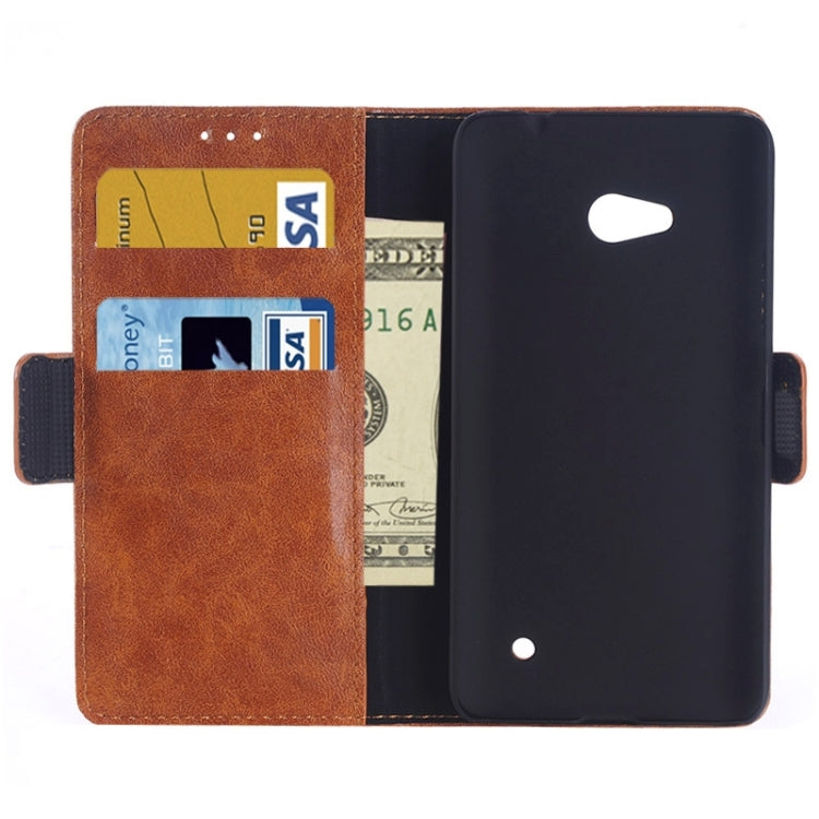 Retro Oil PU Leather Case with Card Slots & Wallet & Holder for Microsoft Lumia 640