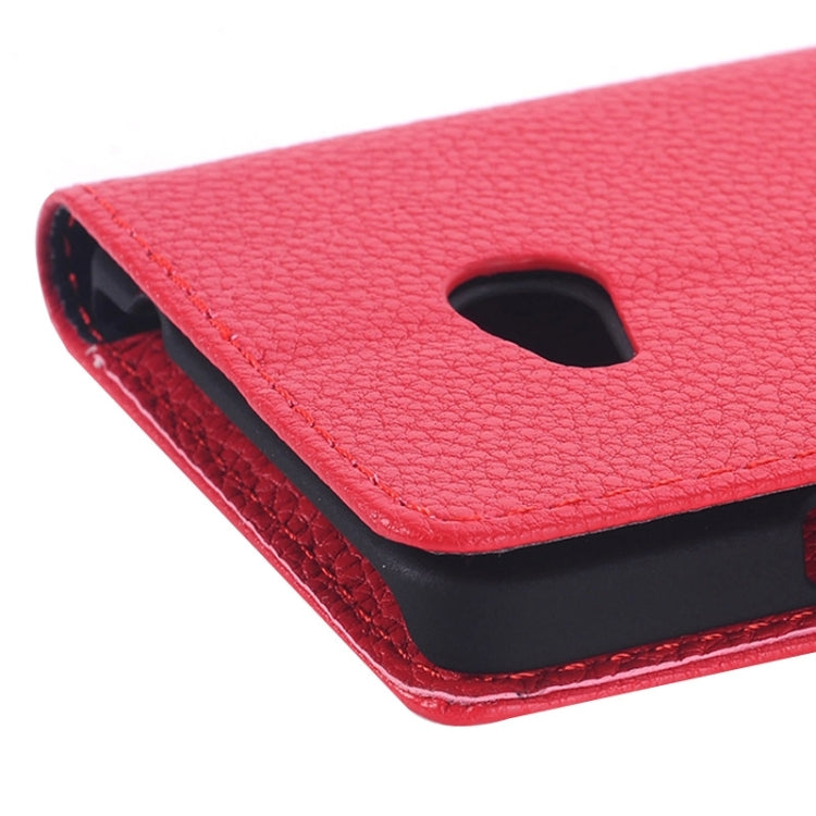 Litchi Texture Flip Leather Case with Holder & Card Slots & Wallet for Microsoft Lumia 640