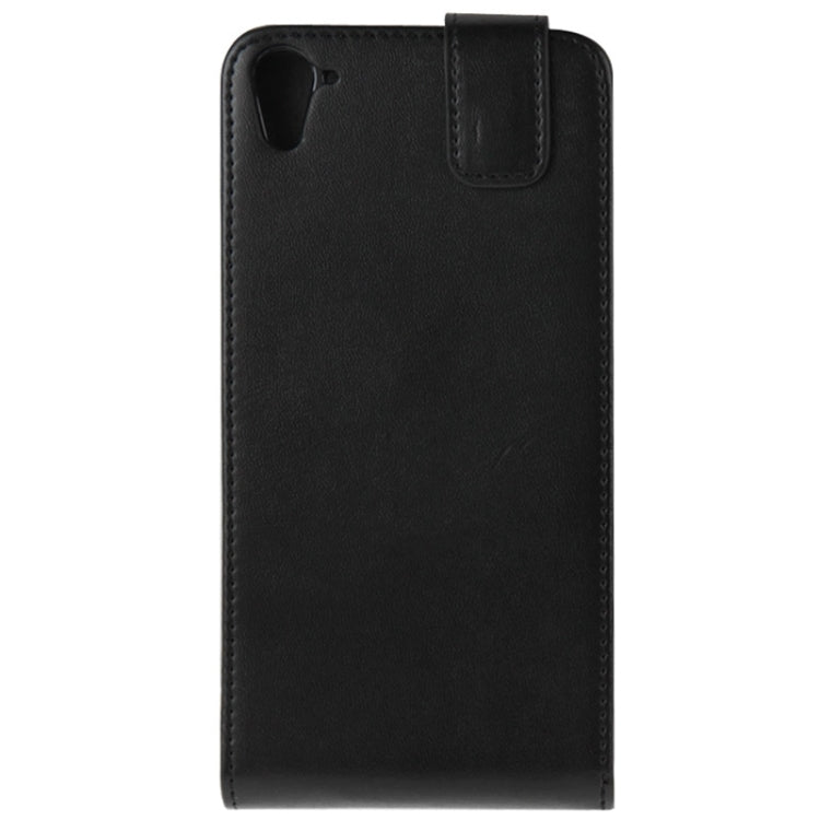 Vertical Flip Magnetic Snap Leather Case for HTC Desire 826(Black)